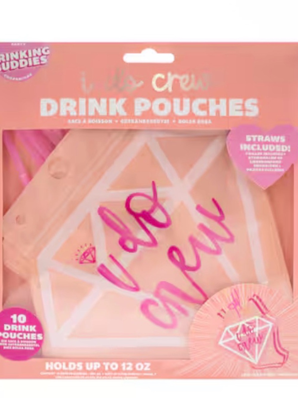 Pink Drink Pouches - Party Pack